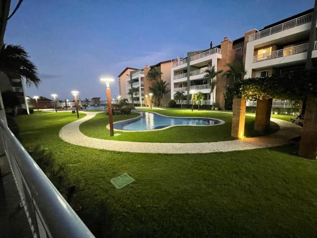 Terramaris - Aptos Vista Mar, Pe Na Areia, Vizinho Ao B Park Aquiraz Kültér fotó